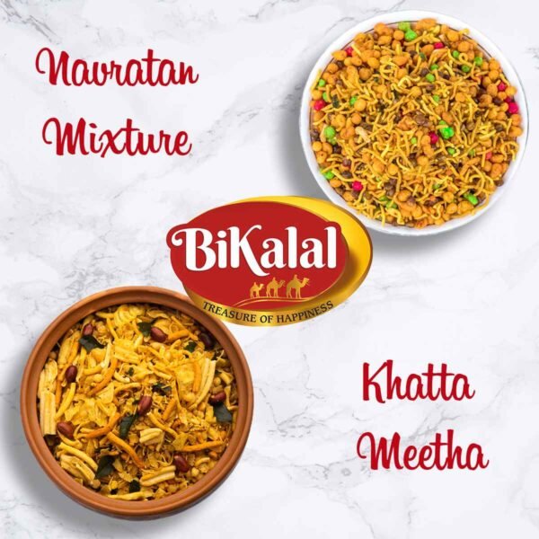 navratan Mixture 400Gm and  Khatta meetha 400Gm - Image 2