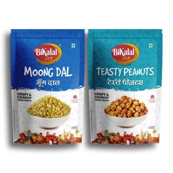 Moong Dal 400Gm and Teasty Peanuts 400Gm