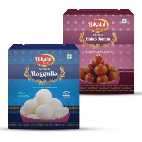 Rasgulla and 1Kg Gulab jamun 1Kg